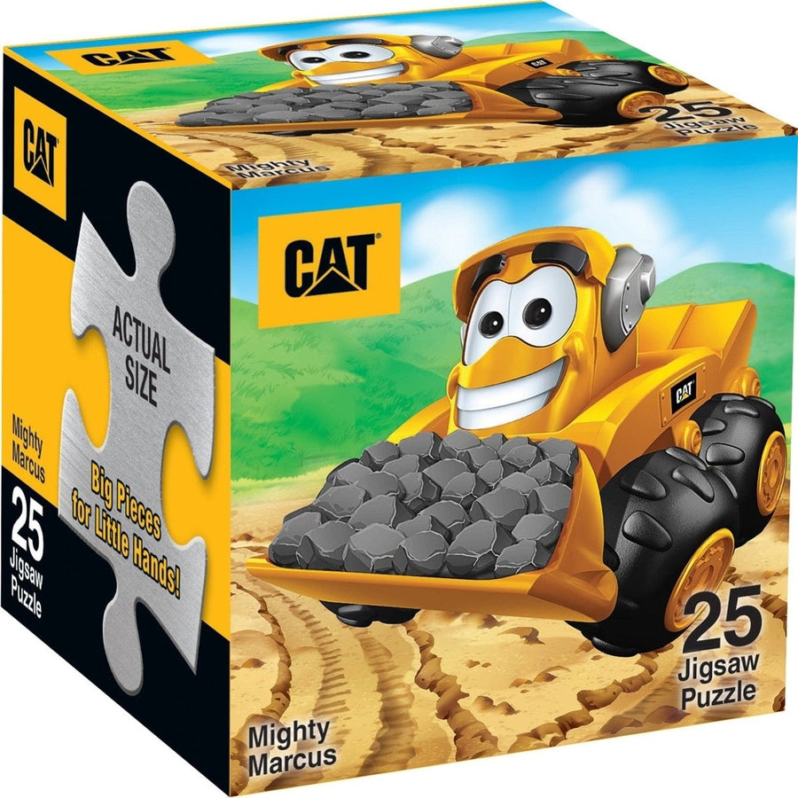 Caterpillar Mighty Marcus 25 Piece Jigsaw Puzzle Colorful Construction Toy Image 1