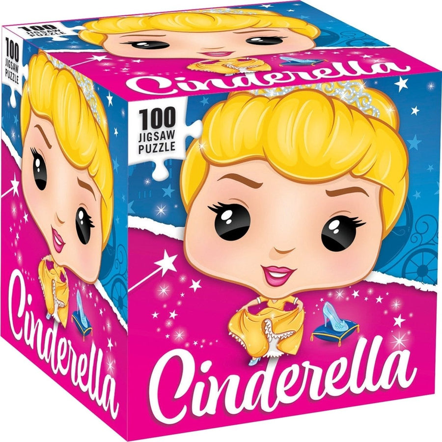 Cinderella 100 Piece Jigsaw Puzzle Eco-Friendly Chibi Square Kids 6 and Up Image 1