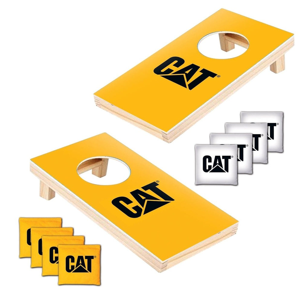 Caterpillar CAT Tabletop Cornhole Game Image 2