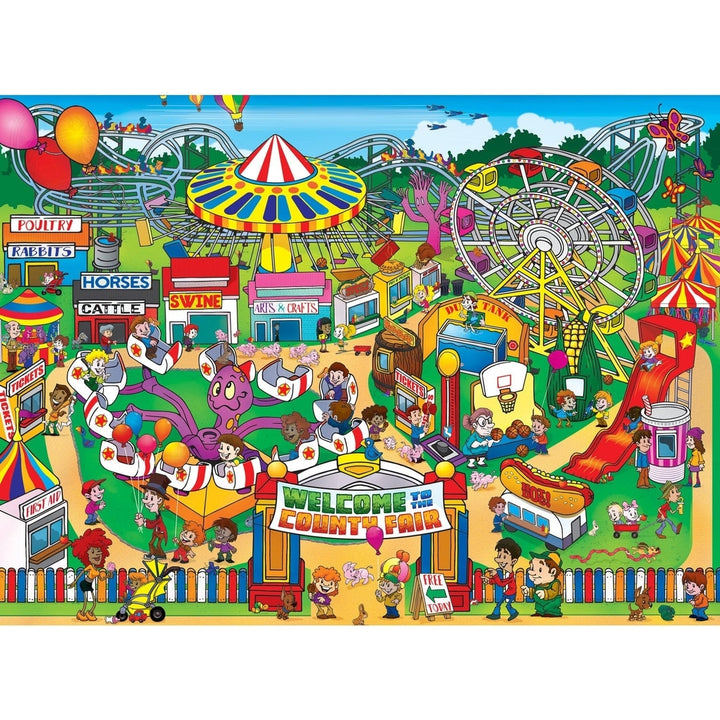 101 Things to Spot County Fair Puzzle 101 Pieces 19x14 for Ages 6 Plus Image 2