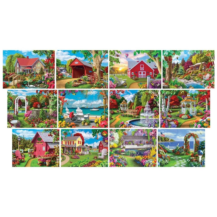 Alan Giana Jigsaw Puzzle Collection 12 Pack with 100 300 500 Piece Options Image 2