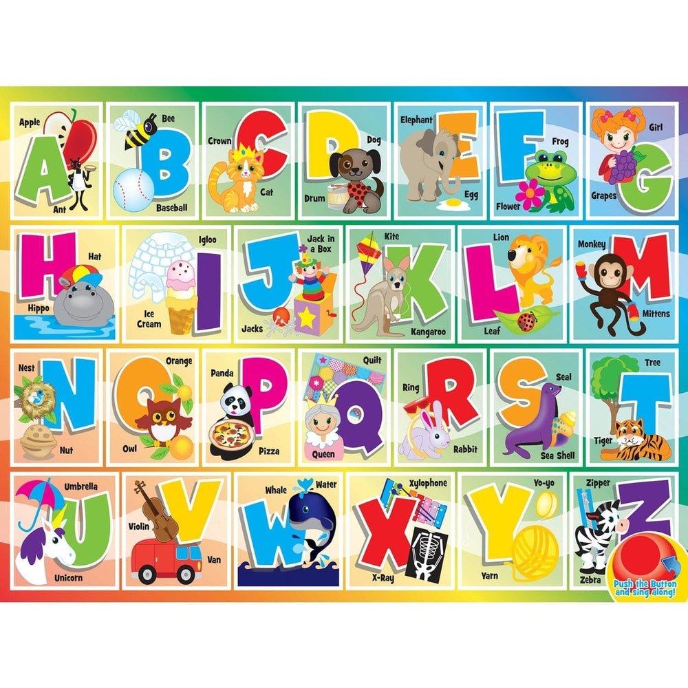 MasterPieces 24 Piece Alphabet Song Musical Floor Puzzle Kids Educational 18x24 Image 2