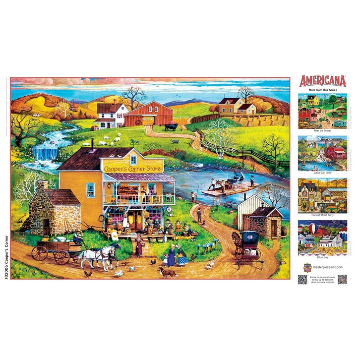 Americana - Coopers Corner 500 Piece EZ Grip Jigsaw Puzzle Image 4