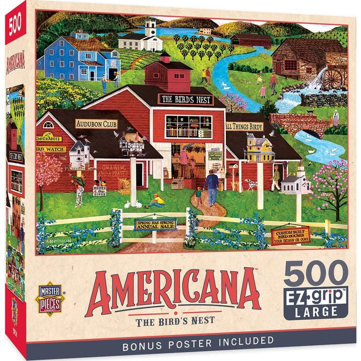 Americana - The Birds Nest 500 Piece EZ Grip Jigsaw Puzzle Image 1