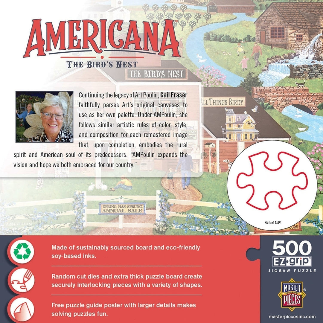 Americana - The Birds Nest 500 Piece EZ Grip Jigsaw Puzzle Image 3