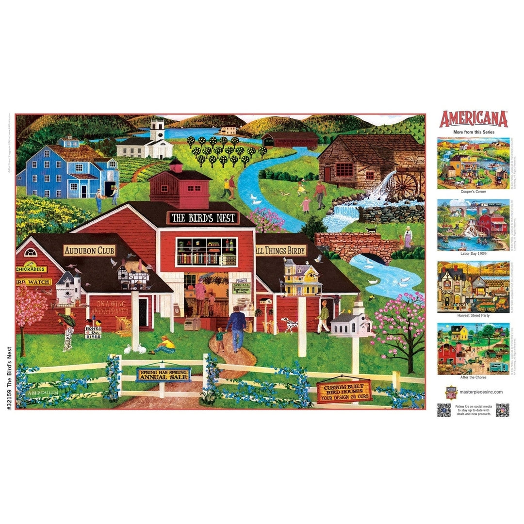 Americana - The Birds Nest 500 Piece EZ Grip Jigsaw Puzzle Image 4