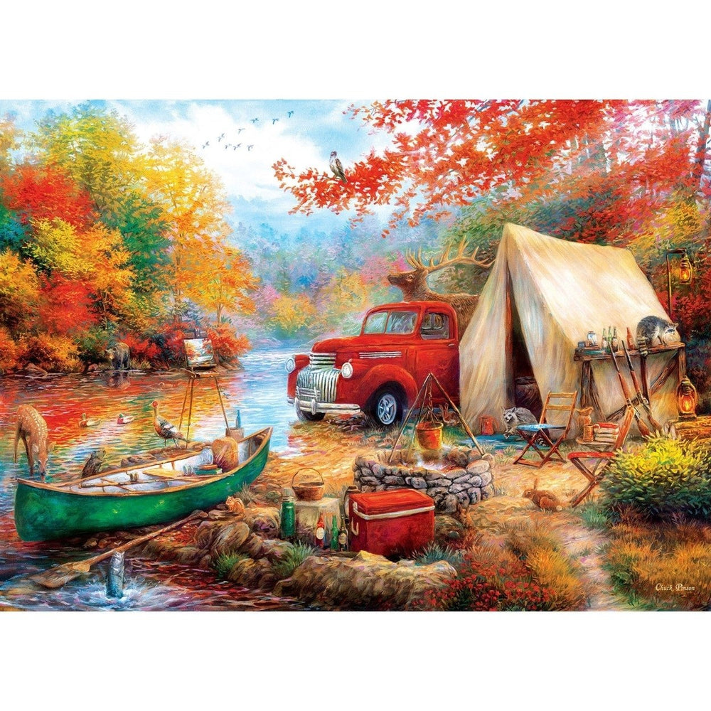 Art Gallery Share the Outdoors 1000 Piece Jigsaw Puzzle Nature Landscape Image 2