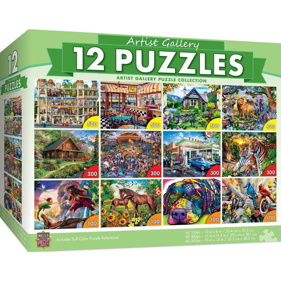 Artist Gallery Jigsaw Puzzle Collection - 12 Pack Image 1