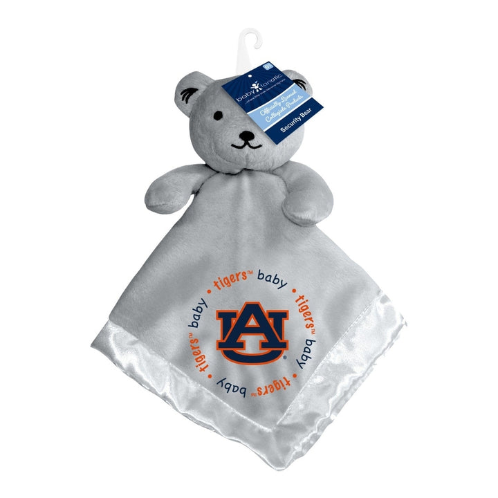 Auburn Tigers Security Bear Gray Plush 14x14 Satin Lined Baby Fanatics Image 2