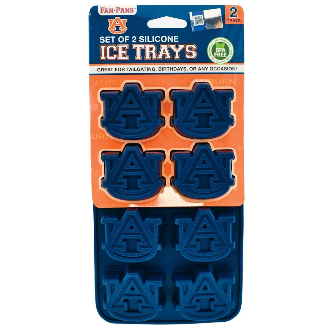 Auburn Tigers Silicone Ice Cube Tray Food Grade Team Color Candy Mold Image 2