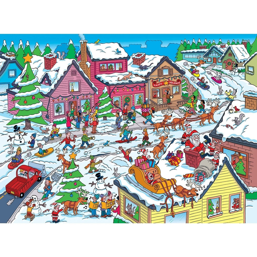 101 Things to Spot at Christmas Puzzle 101 Pieces 19x14 Holiday Fun for Kids Adults Image 2