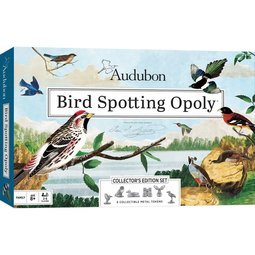 Audubon Opoly Birdwatching Game for 2-6 Players Ages 8+ Nature Trivia Fun Image 1