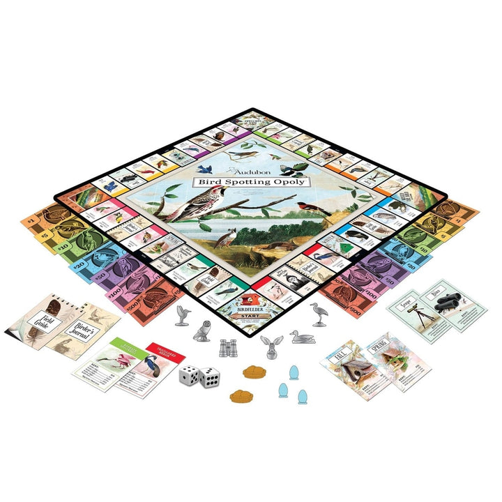 Audubon Opoly Birdwatching Game for 2-6 Players Ages 8+ Nature Trivia Fun Image 2