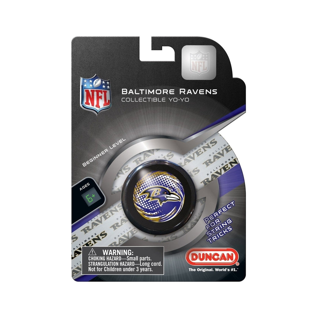 Baltimore Ravens Duncan Yo-Yo Team Color Design for String Tricks Collectible Image 2