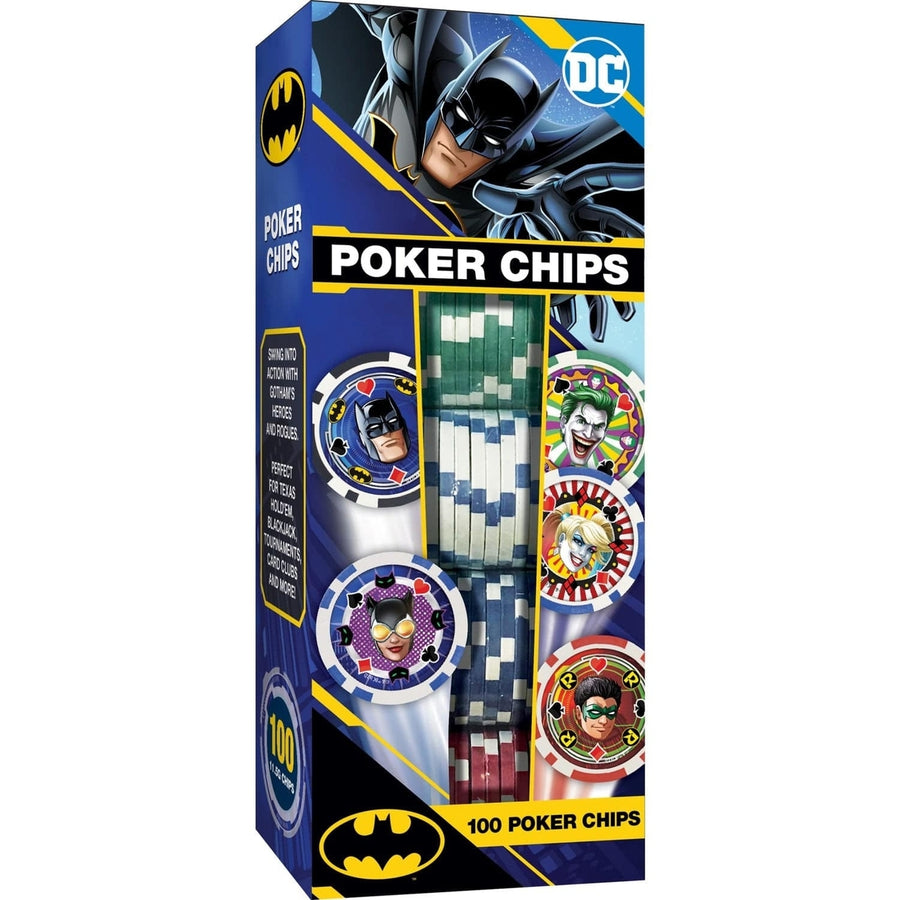 Batman 100 Piece Poker Chips Image 1