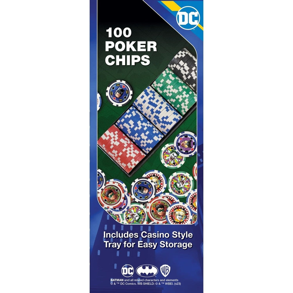 Batman 100 Piece Poker Chips Image 2