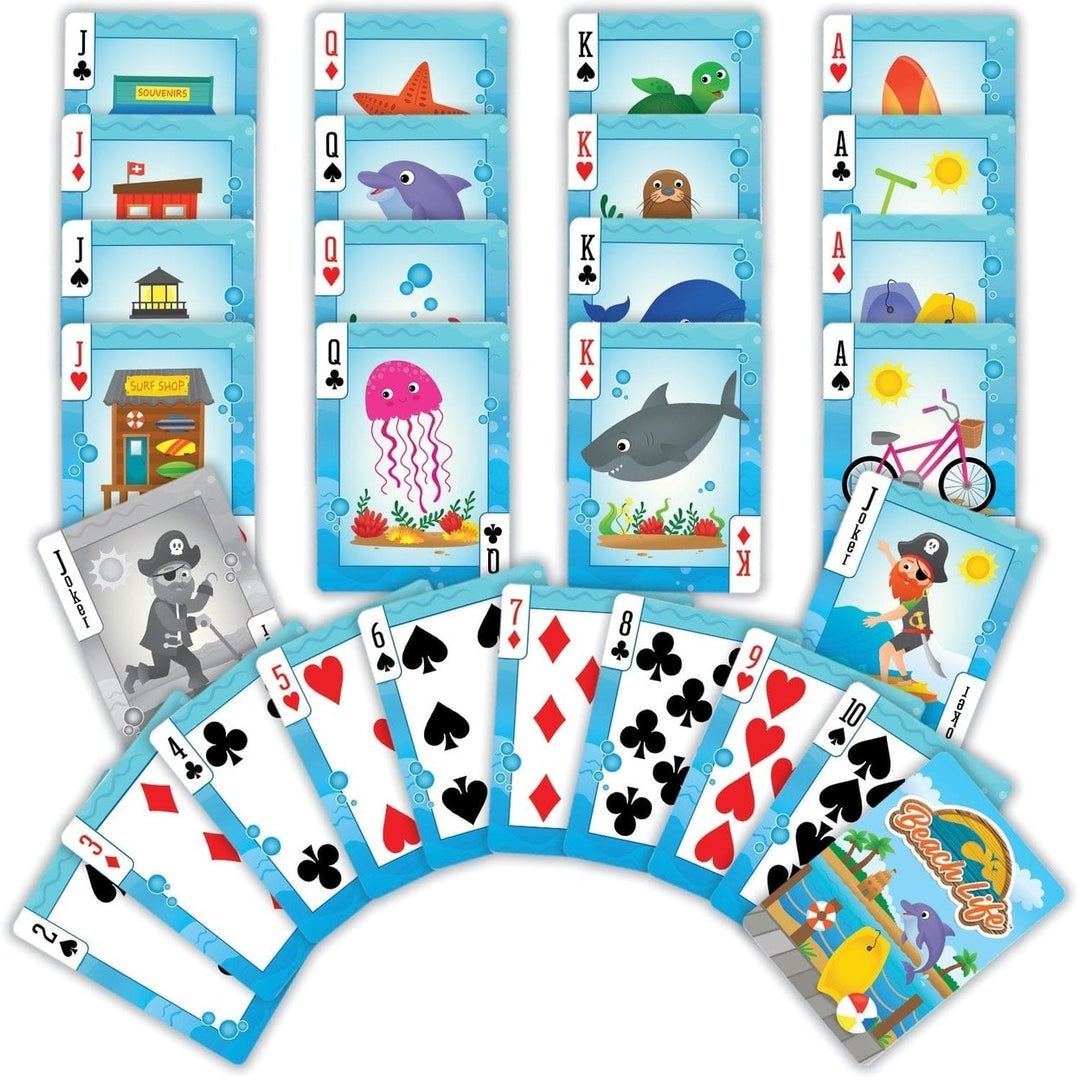 Beach Life Playing Cards - 54 Card Deck Image 2