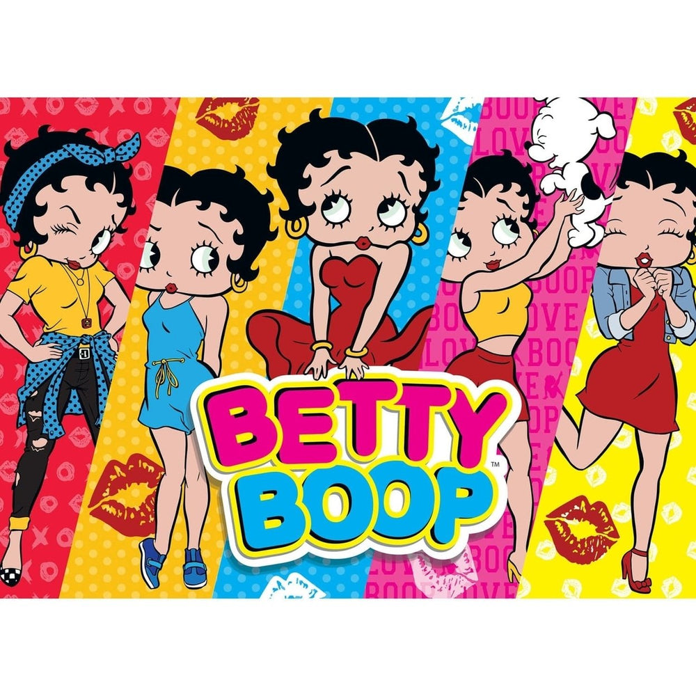 Betty Boop Strikes a Pose 1000 Piece Jigsaw Puzzle Cartoon Pinup Collectible Image 2