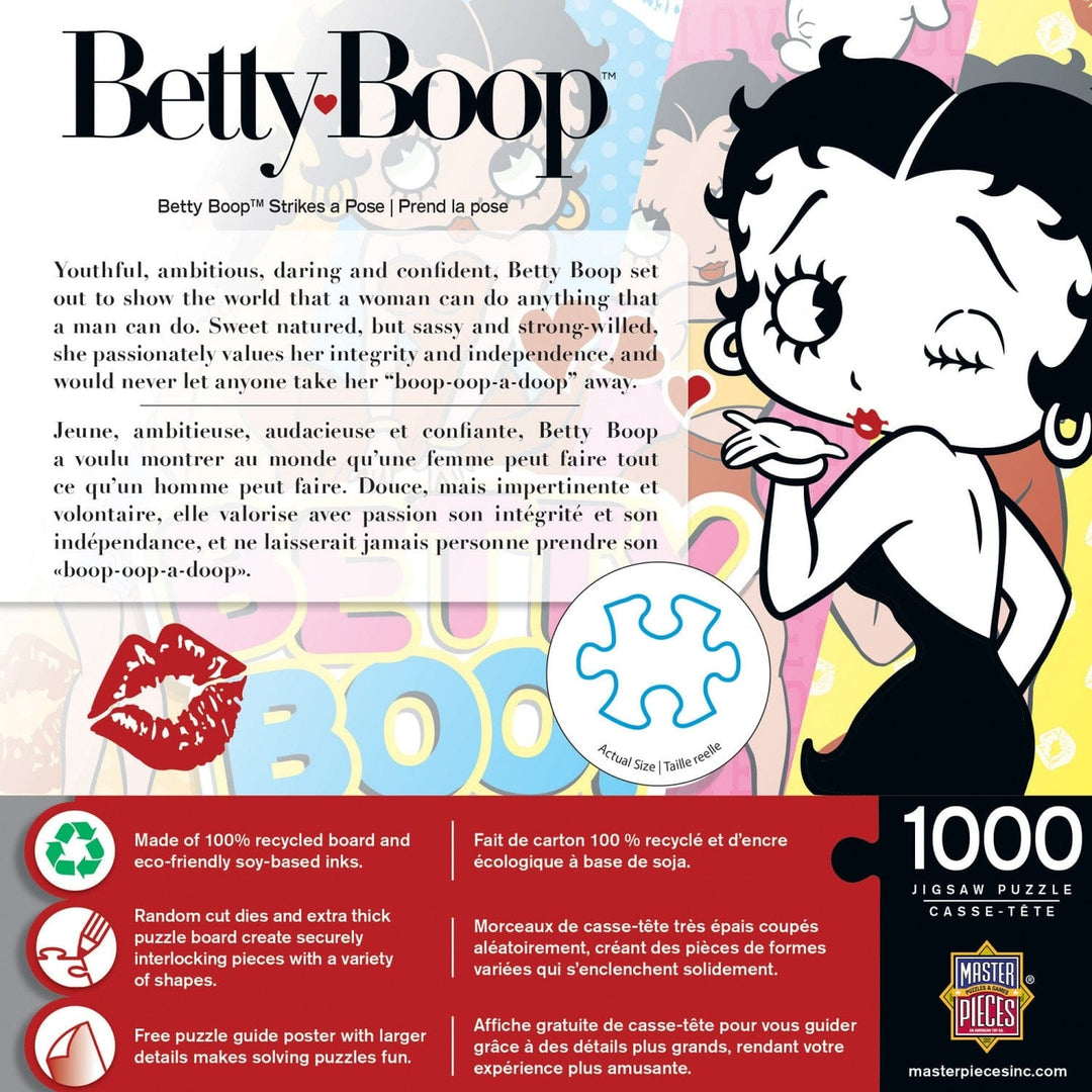 Betty Boop Strikes a Pose 1000 Piece Jigsaw Puzzle Cartoon Pinup Collectible Image 3