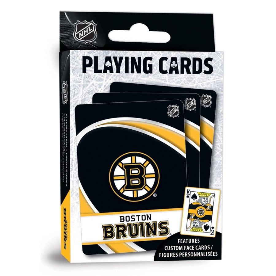 Boston Bruins Playing Cards 54 Card Deck NHL Team Logo Custom Designs Image 1