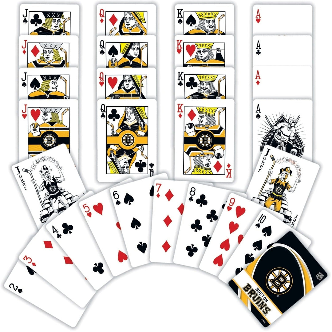 Boston Bruins Playing Cards 54 Card Deck NHL Team Logo Custom Designs Image 2