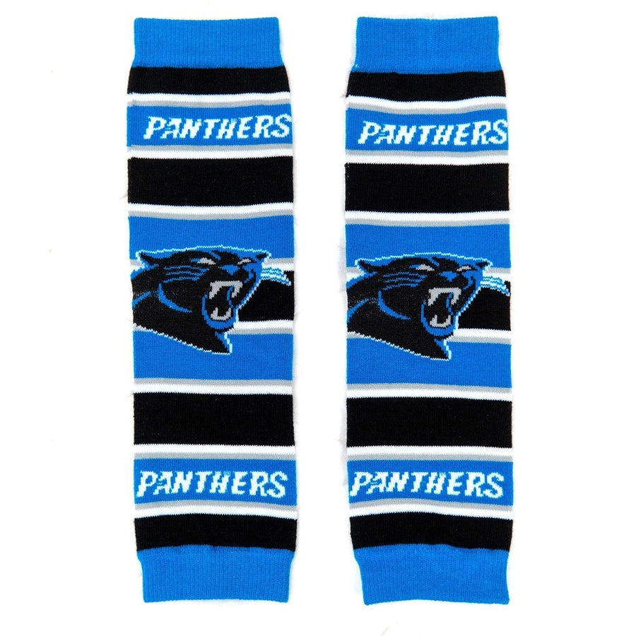 Carolina Panthers Baby Leg Warmers Cotton Spandex Unisex 9-35 lbs NFL Image 1