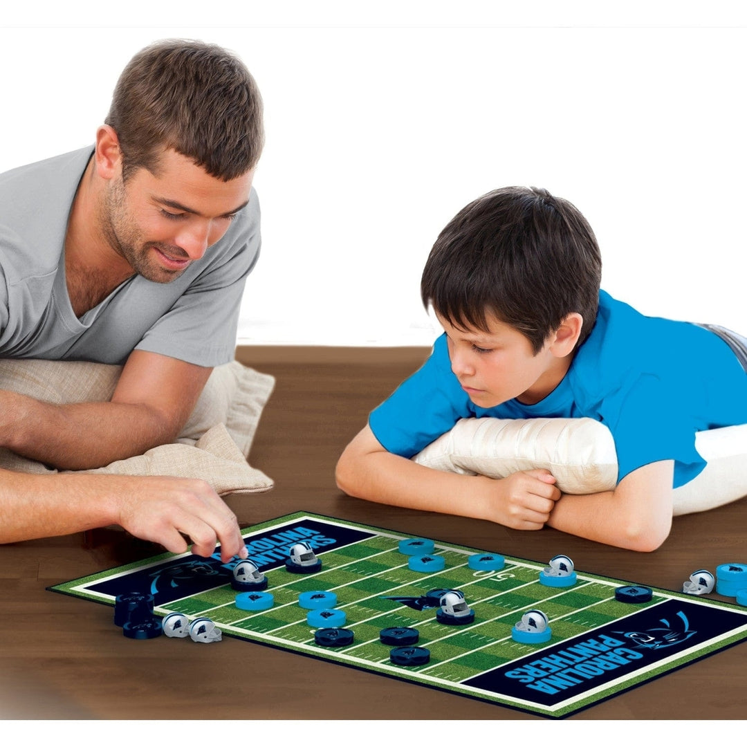 Carolina Panthers Checkers Board Game NFL 24 Pieces 13x21.375 inches Image 4