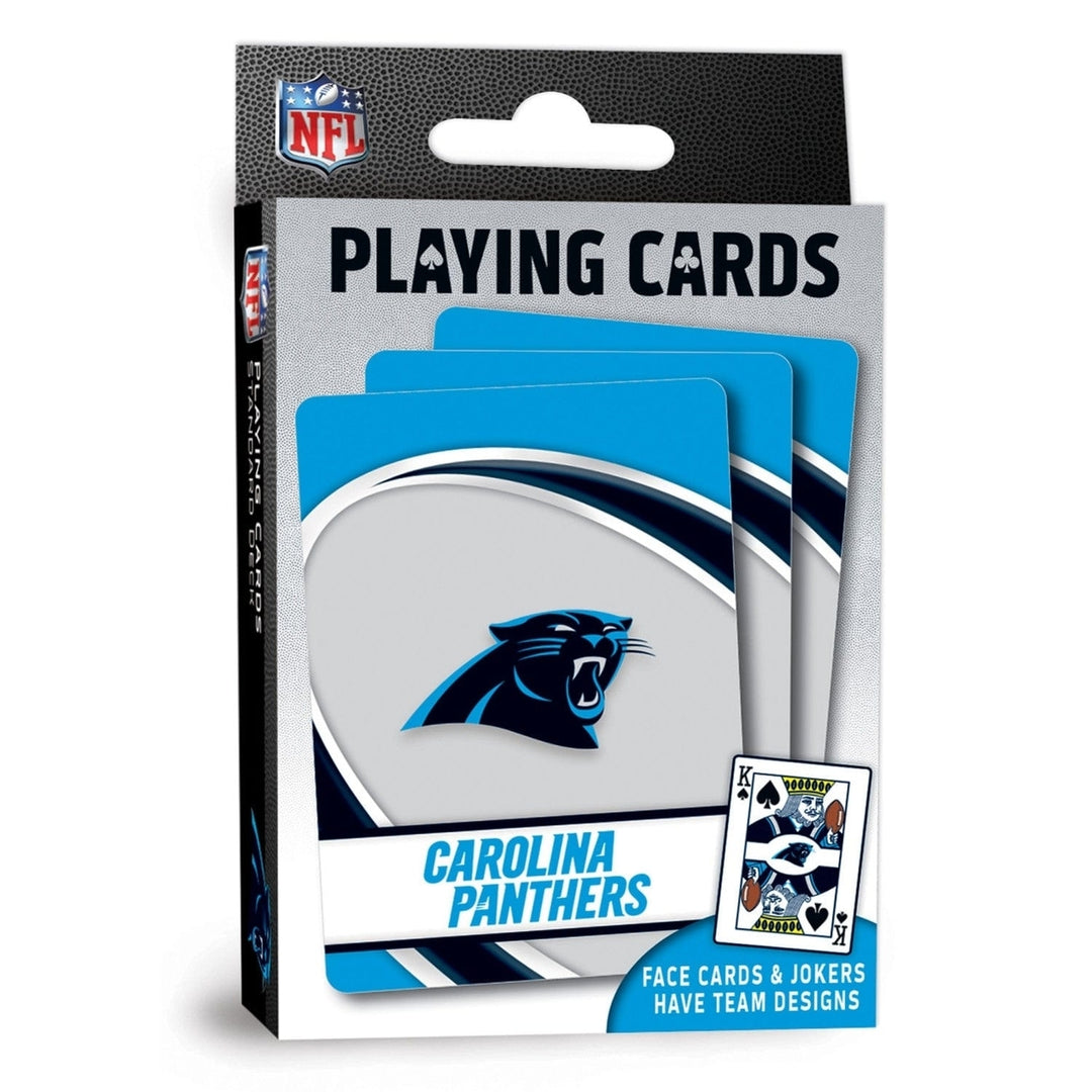 Carolina Panthers Playing Cards 54 Card Deck Officially Licensed NFL Team Deck Image 1