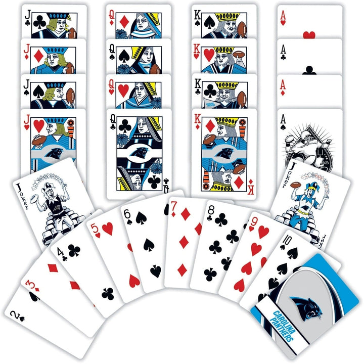 Carolina Panthers Playing Cards 54 Card Deck Officially Licensed NFL Team Deck Image 2