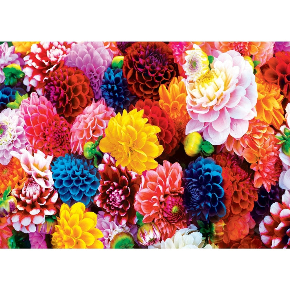 MasterPieces 500 Piece Jigsaw Puzzle Brilliance Dazzling Blooms Recycled Material Image 2