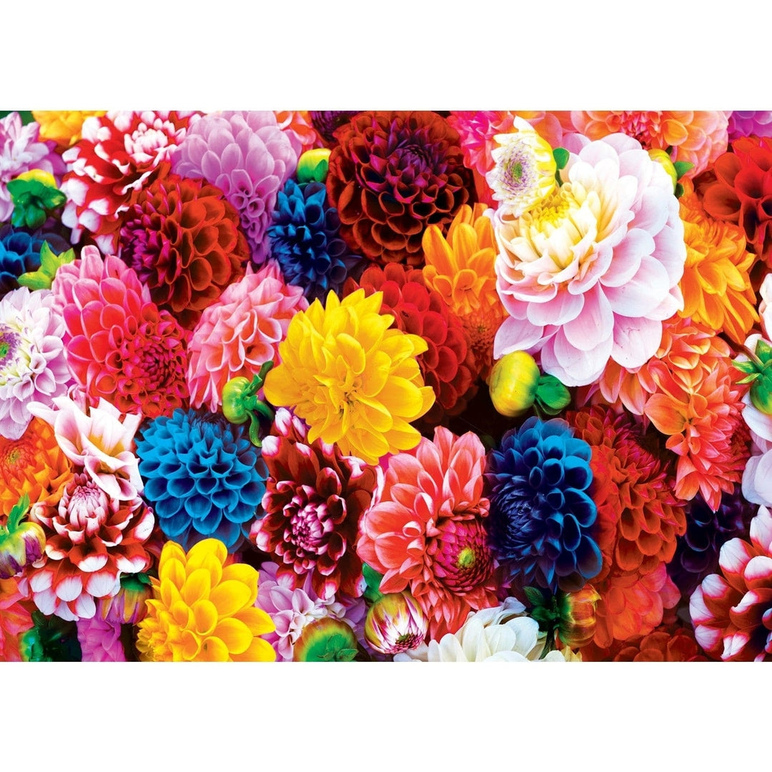 MasterPieces 500 Piece Jigsaw Puzzle Brilliance Dazzling Blooms Recycled Material Image 2