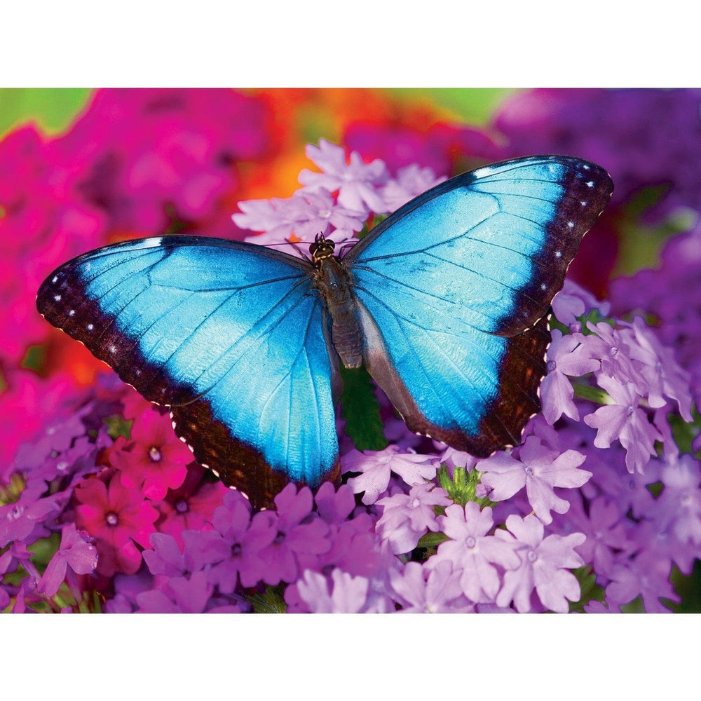 MasterPieces Brilliance Iridescence 550 Piece Puzzle Butterfly 24x18 Recycled Image 2