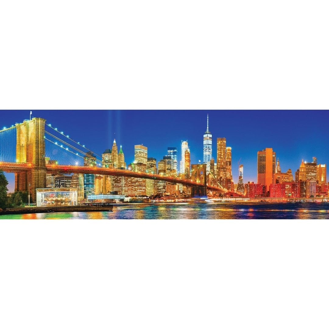 Brooklyn Bridge 1000 Piece Jigsaw Puzzle American Vista Panoramic NYC Puzzle Image 2