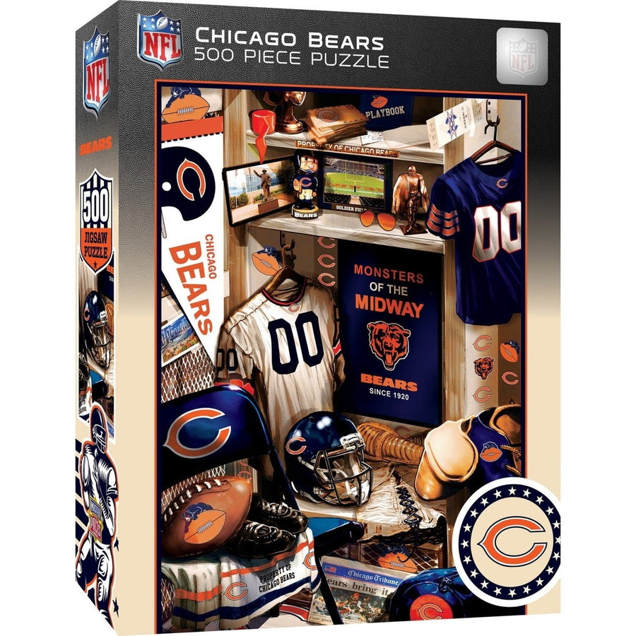 Chicago Bears 500 Piece Jigsaw Puzzle MasterPieces NFL Sports Team Game Image 1