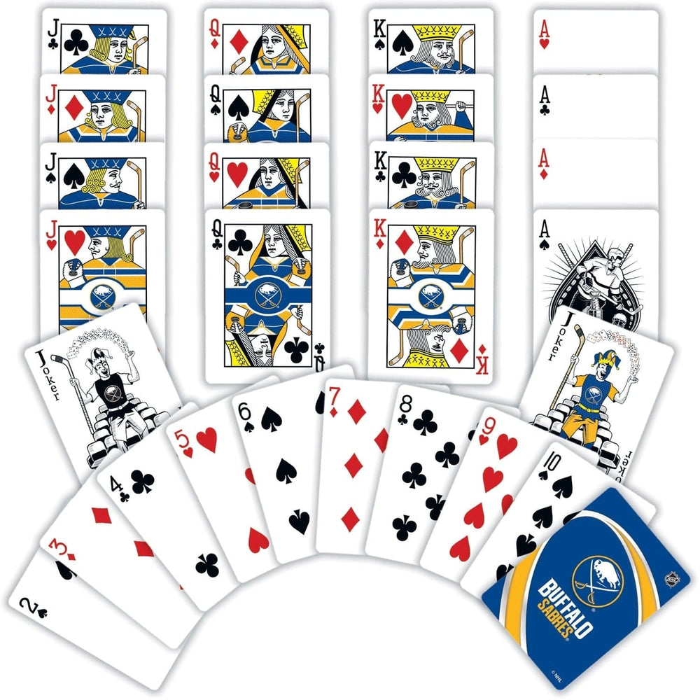 Buffalo Sabres 54 Card Deck Playing Cards NHL Team Officially Licensed Image 2