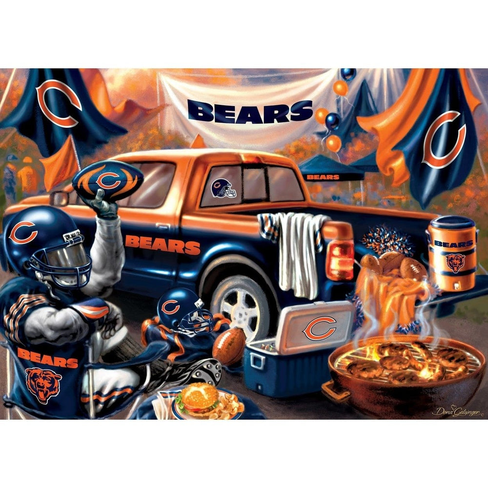 Chicago Bears 1000 Piece Jigsaw Puzzle 19.25x26.75 Eco-Friendly Chipboard Image 2