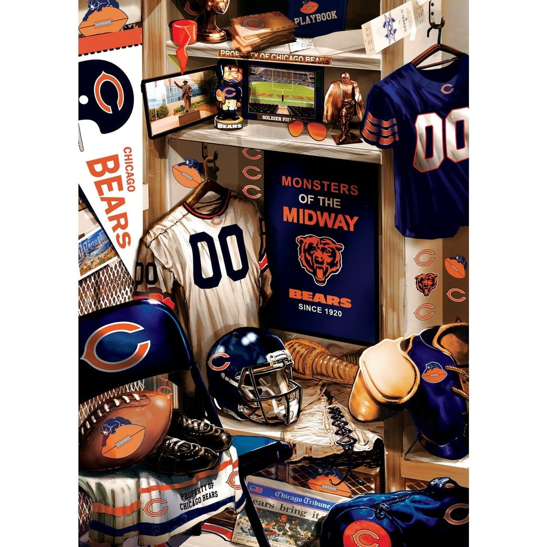 Chicago Bears 500 Piece Jigsaw Puzzle MasterPieces NFL Sports Team Game Image 2