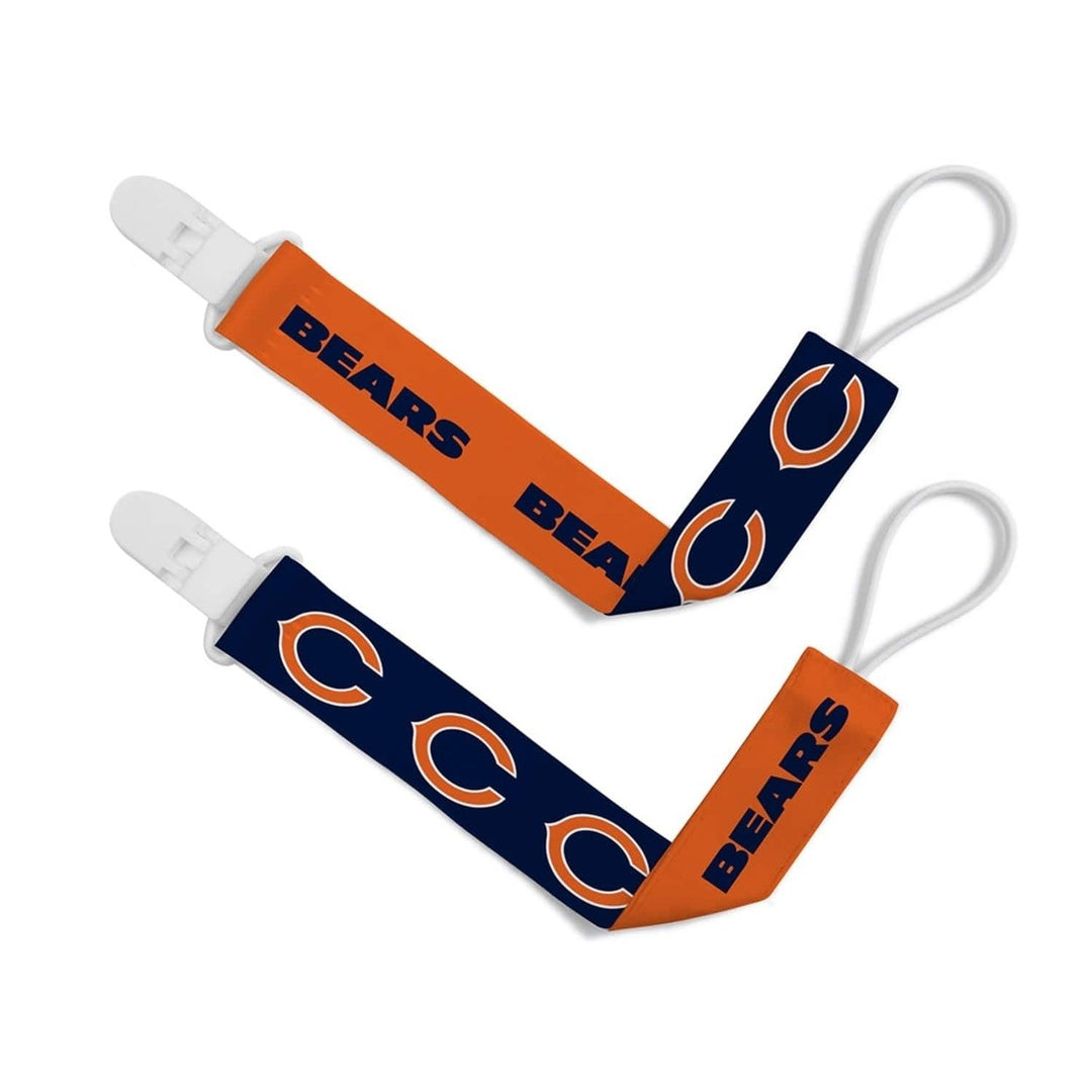 Chicago Bears - Pacifier Clip 2-Pack Image 1