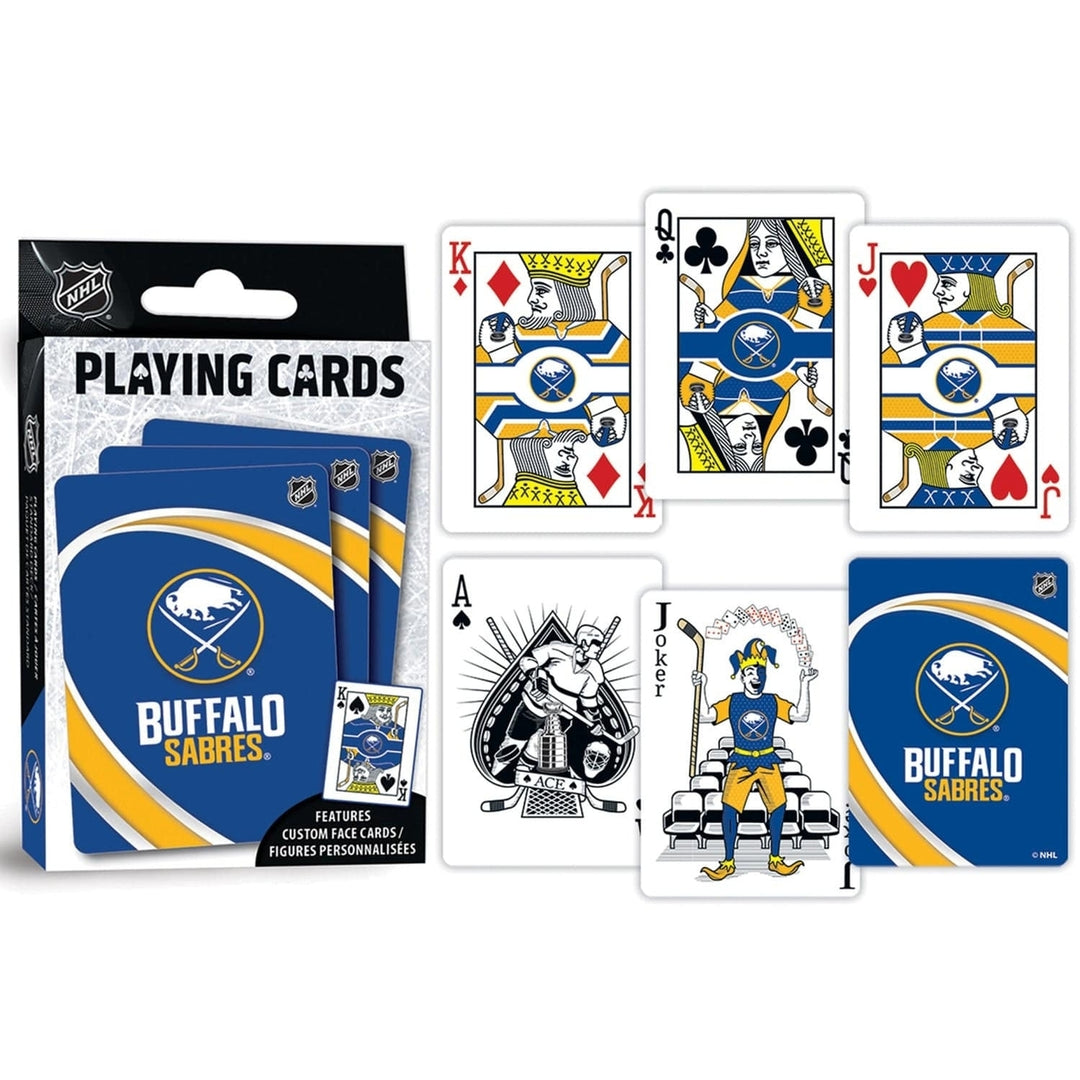 Buffalo Sabres 54 Card Deck Playing Cards NHL Team Officially Licensed Image 3