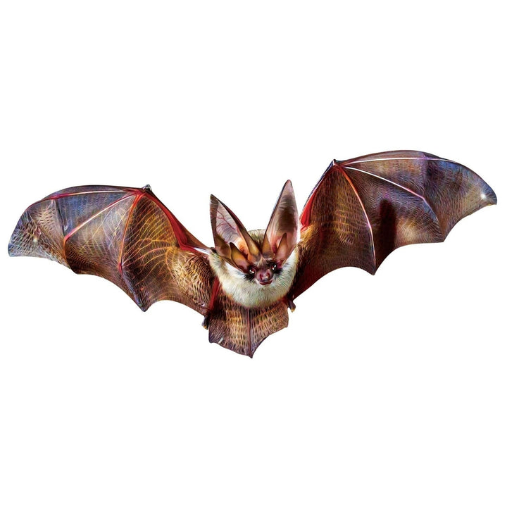 Bat 100 Piece Shaped Jigsaw Puzzle Eco-Friendly Recycled Puzzle Board Image 2