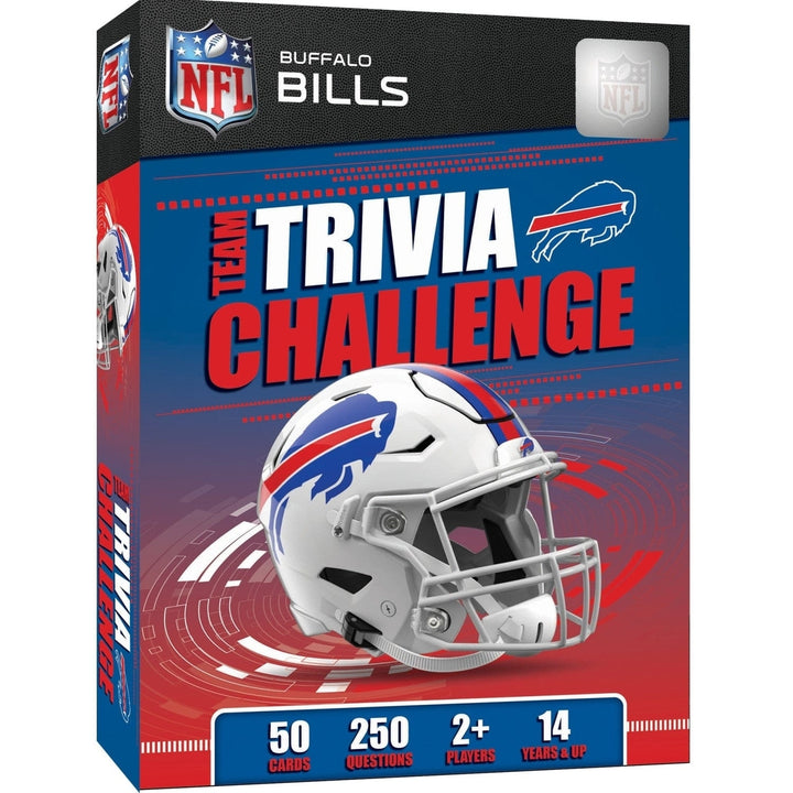 Buffalo Bills Trivia Challenge Game 50 Cards 250 Questions Ages 12 and Up Image 1