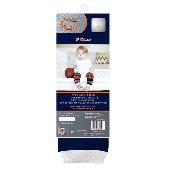 Chicago Bears Baby Leg Warmers Unisex 80% Cotton Infant Toddler NFL Gear Image 3