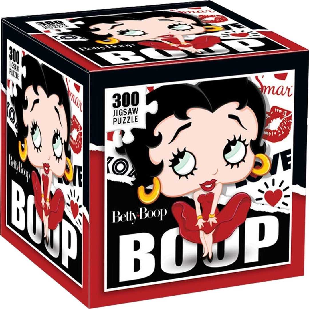 Betty Boop 300 Piece Chibi Jigsaw Puzzle Unique Cube Design for Collectors Image 1