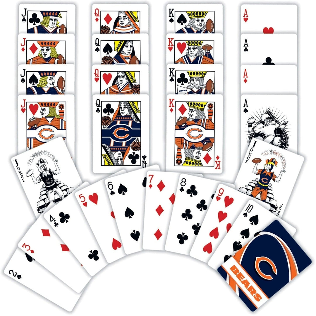 Chicago Bears Playing Cards 54 Card Deck Officially Licensed NFL Team Deck Image 2