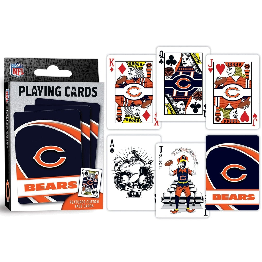 Chicago Bears Playing Cards 54 Card Deck Officially Licensed NFL Team Deck Image 3