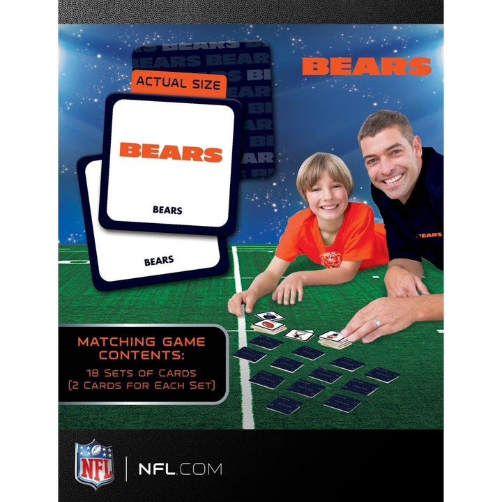 MasterPieces Chicago Bears Matching Game 18 Pairs NFL Family Fun Ages 3+ Image 3