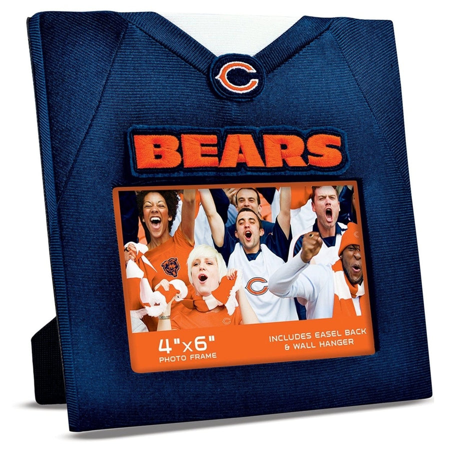 Chicago Bears Frame 4x6 Picture Holder with Easel Wall Hanger NFL Team Art Image 1