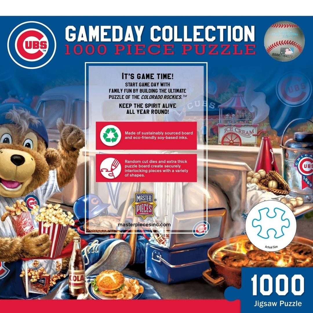 "MasterPieces Chicago Cubs Jigsaw Puzzle 1000 Pieces 19.25x26.75 Recycled Material" Image 3