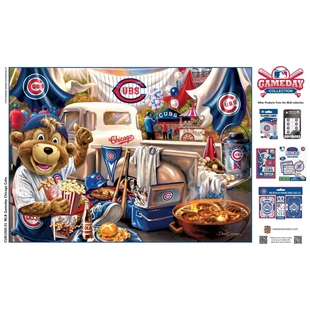 "MasterPieces Chicago Cubs Jigsaw Puzzle 1000 Pieces 19.25x26.75 Recycled Material" Image 4