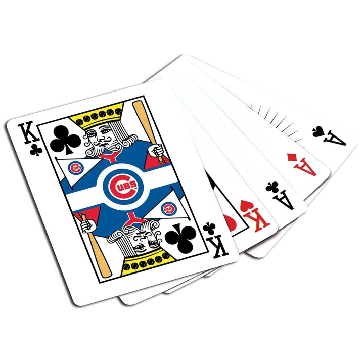 Chicago Cubs Poker Set 300 Piece Casino Style Poker Chips Aluminum Case Image 7